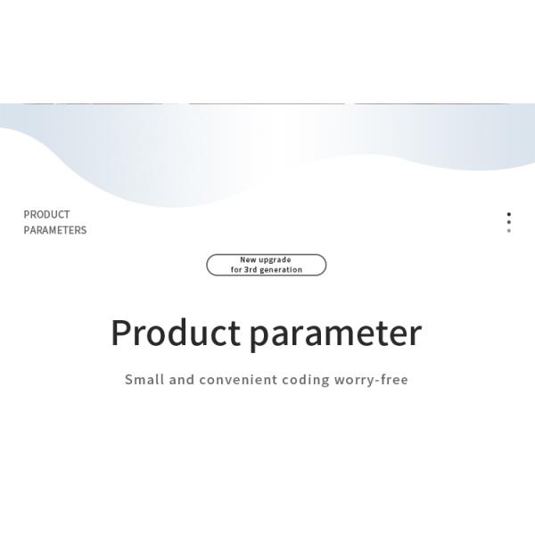 Handheld Inkjet Printer for Batch Code Expiry Date on Paper Plastic Wood Metal Glass