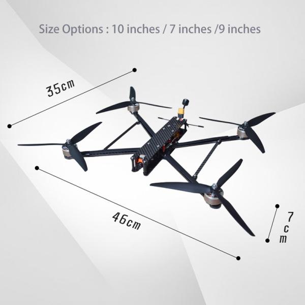 ZAi 7-Inch Primeira Pessoa Veja Drones Com Peças Drones E Acessórios UVA