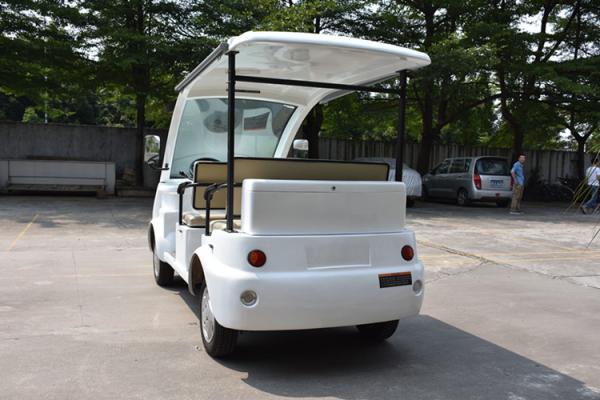 48V DC Motor Electric Mini Sightseeing Car 4 Seater For Park And Club