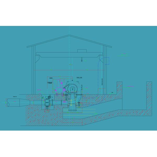 Турбина 500KW Фрэнсиса малого горизонтального вала гидро для гидроэлектроэнергии помещает возобновляющую энергию