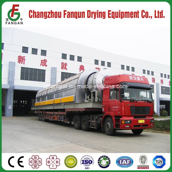 CE ISO Rotary Drum Dryer Continuous Rotary Dryer Kiln 8M Length