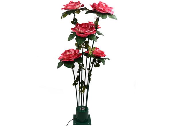 LED Simulation EVA Rose Lights lawn flower lamp Garden courtyard beautiful display bright landscape decorative