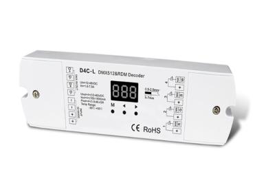 4 Channel DMX LED Driver Constant Current / Dmx LED Strip Controller For RGB Lamp