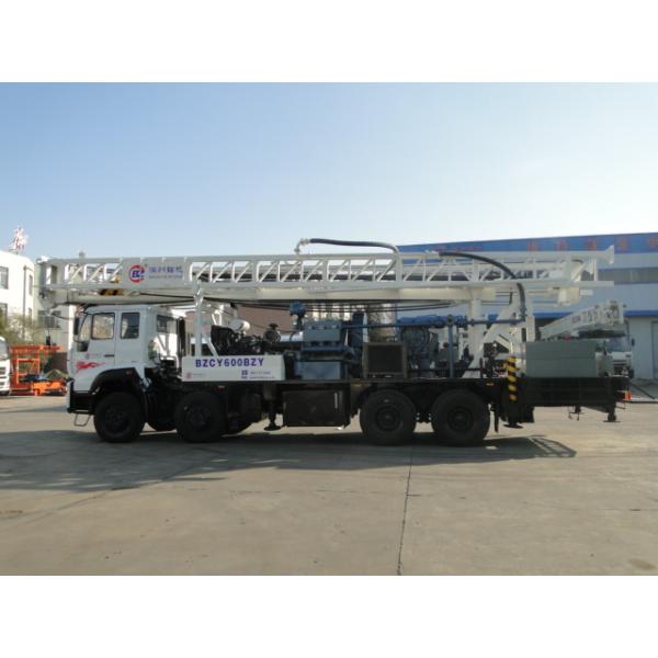 BZCY600CWY Truck Mounted Drilling Rig 8×4 Chassis Of Brand SINOTRUK