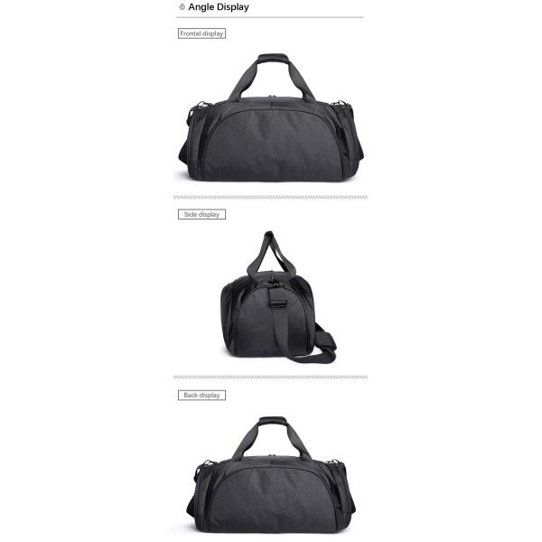 OEM Logo Oxford Travel Bag With Handle Dry And Wet Separation Gym Fitness Bag