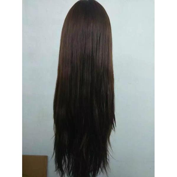 18 inch Natural Color Wig Eouropean Human Hair Wig Jewish Wig Kosher Wig Full Lace Wigs