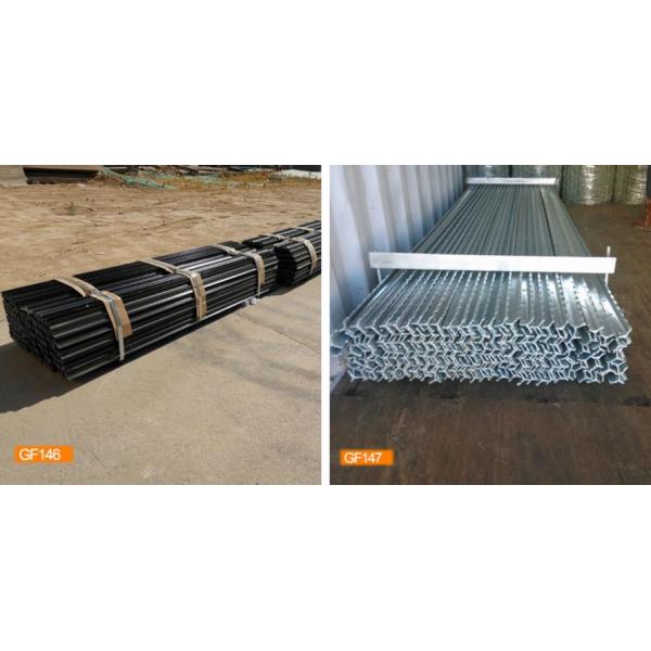 A cerca Star Pickets Hot de uma altura de 7 pés mergulhou o cargo galvanizado da forma de Y para a exploração agrícola em páletes