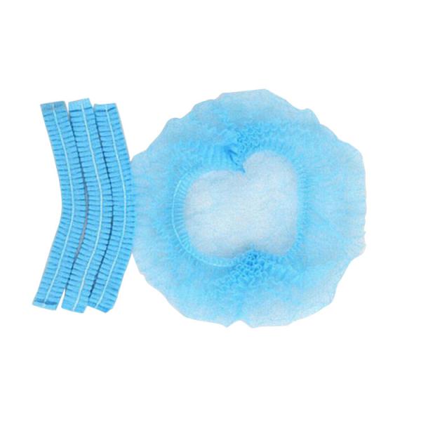 Machine Made Non Woven Mob Cap Detectable With Metallic Strip