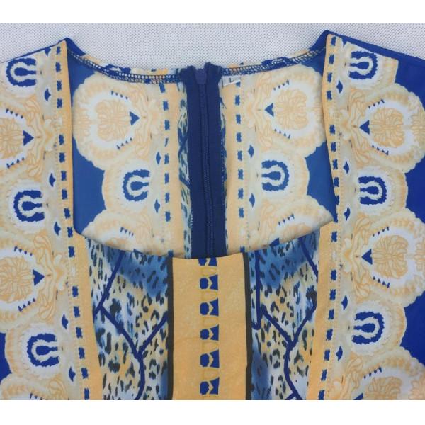 Роба низкого платья печати мантии дамы Длинн Рукава Макси Одевать Дубай производителя одежды Moq мусульманская