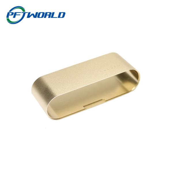 Нержавеющая сталь точности частей металлического листа цвета золота гнуть