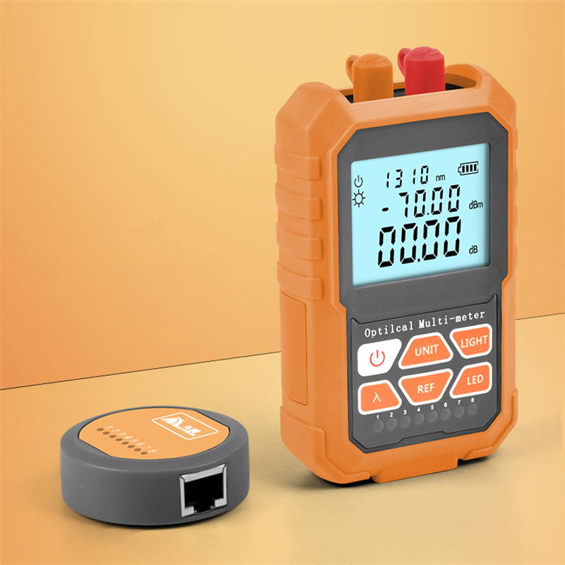 Mini high-precision optical power meter red light all-in-one machine 5KM/15KM red light pen optical fiber light decay tester