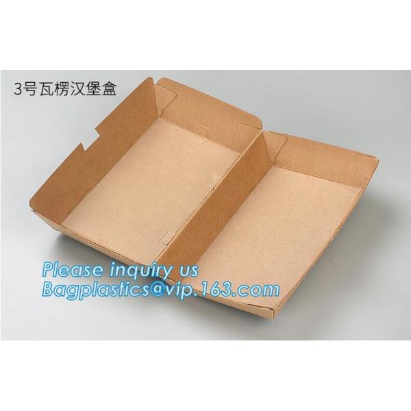 Disposable brown kraft paper boat paper food tray,Latest design food grade cardboard food fold paper boat trays bagease