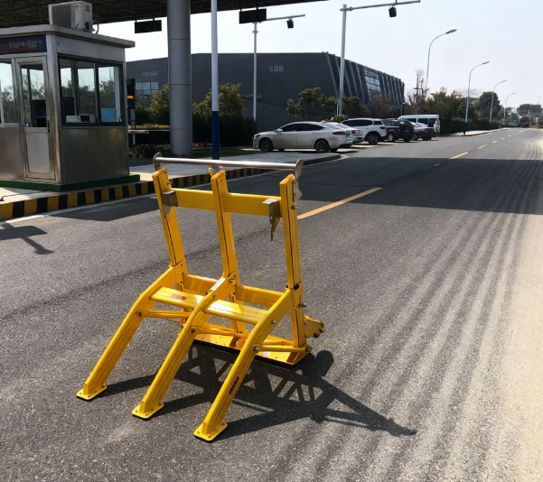 Friction Increases Car Security Bollard Electrostatic Spraying