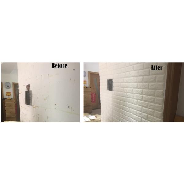 Waterproof 3d Pe Foam Wall Sticker 70x77 PE Foam 3D Wallpaper