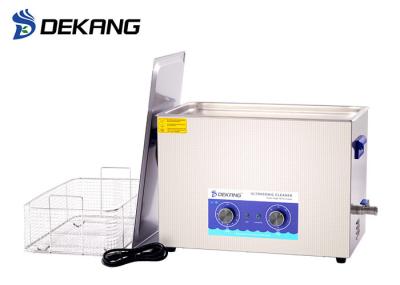 600W 30L Mechanical Table Top Ultrasonic Cleaner Heating Timing With Basket
