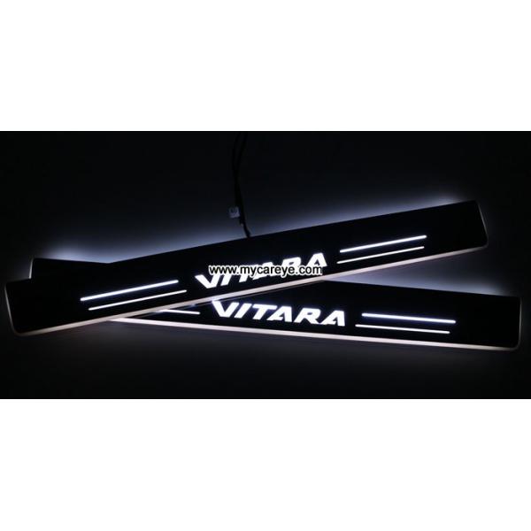 Suzuki Grand Vitara LED door sill plate light moving door scuff Pedal lights