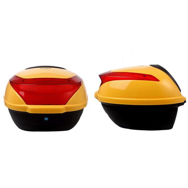 Plastic Motorcycle Delivery Box For Honda Back Colored 33 * 37 * 25 Cm Size