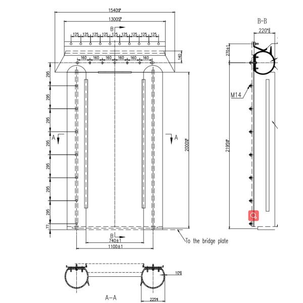 железнодорожный резиновый разрыв мостк UIC845 поезда 19MPa гибкий устойчивый