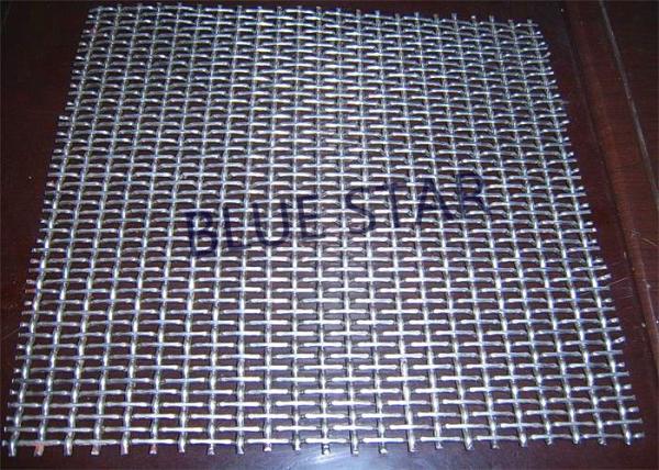 Aluminum Pre Crimped Wire Mesh Screen For Farm & Decoration Smooth Top Anti - Corrosion