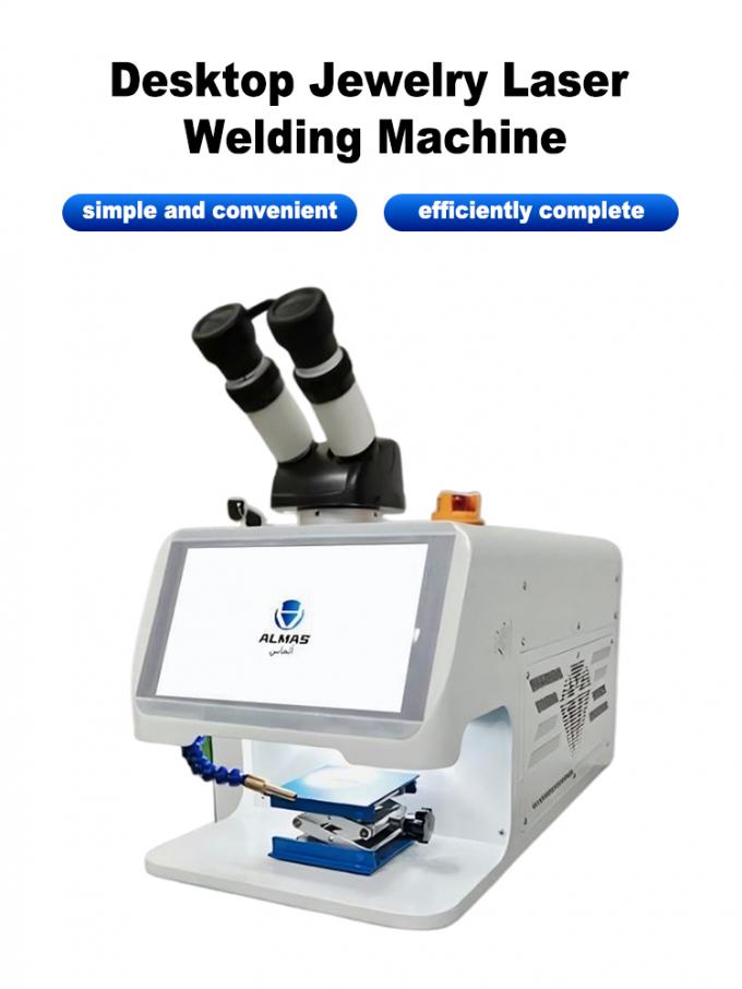 Mini10 200W High Energy Laser Welding Device Lightweight Small YAG Welder with Microscope+CCD Visual System