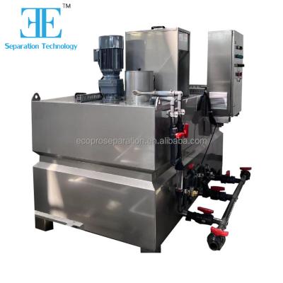 Machine de dosage de polymères PAM de 2000L/heure pour le traitement chimique