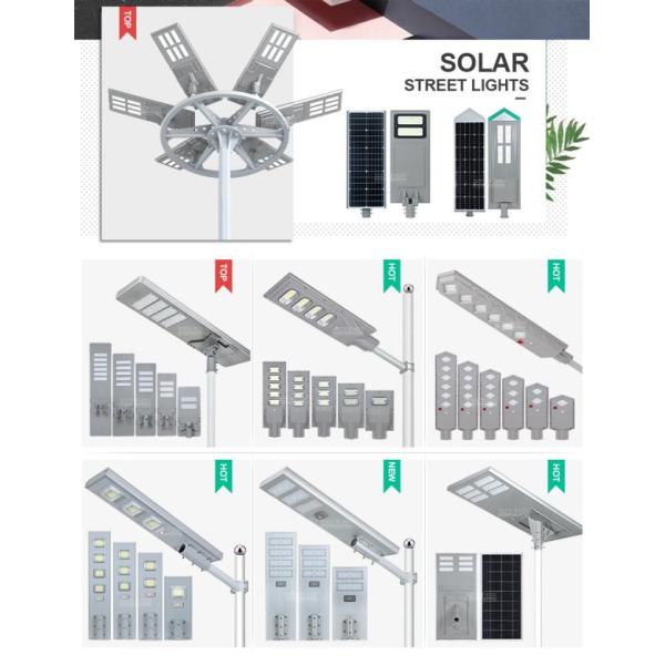 L'ODM extérieur tout dans un réverbère solaire de LED a intégré 160w en aluminium 200w 320w 360w