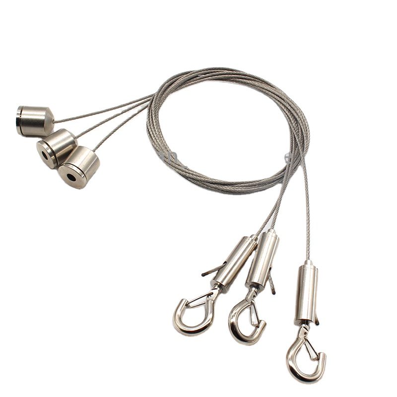 High Quality Picture Hanging Wire Suspension Kit Adjustable Ceiling Suspension Cable Kit