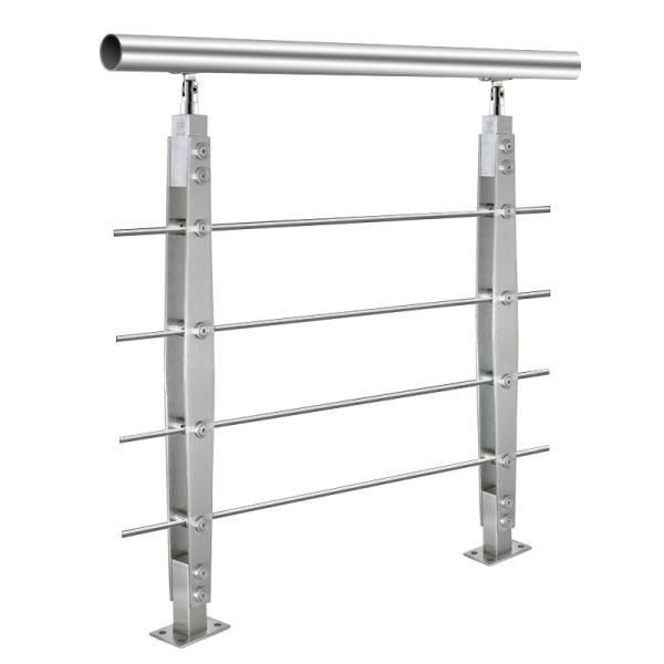 Barrière de protection en acier inoxydable poli pour une protection durable