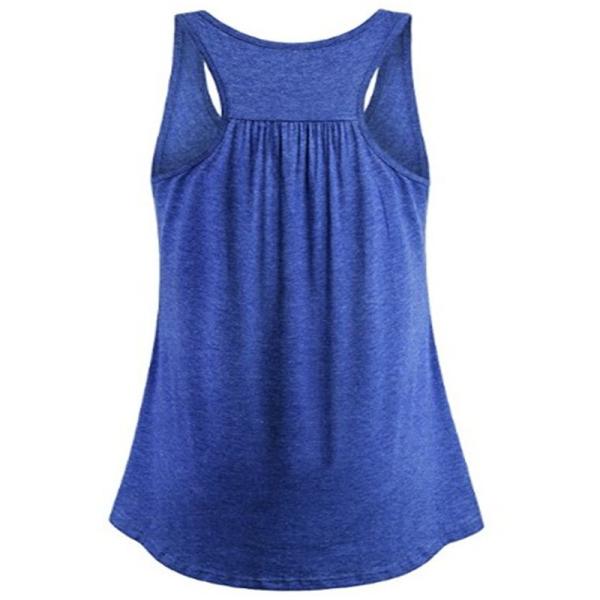 Regular Length Women'S Sequin Tank Tops / Girls Cotton Tank Tops Dot Pattern