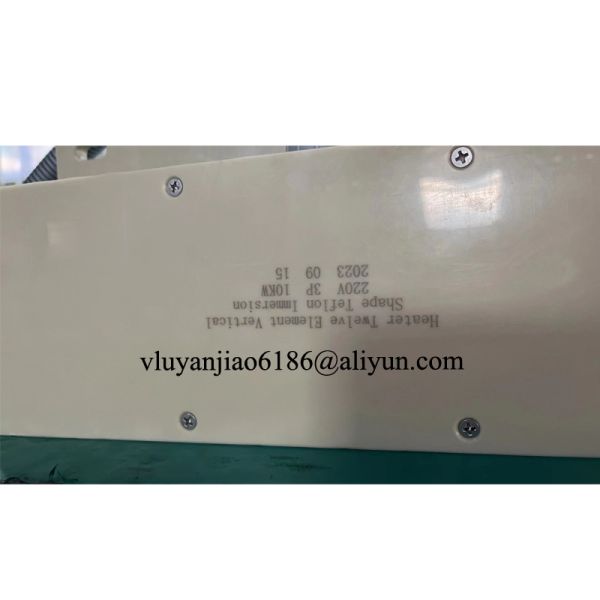 Heater Twelve Element Vertical Shape PTFE Immersion 220V 3P 10KW