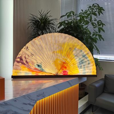 6.6FT Large Floor Folding Paper Lamp For Living Room Decor 240v