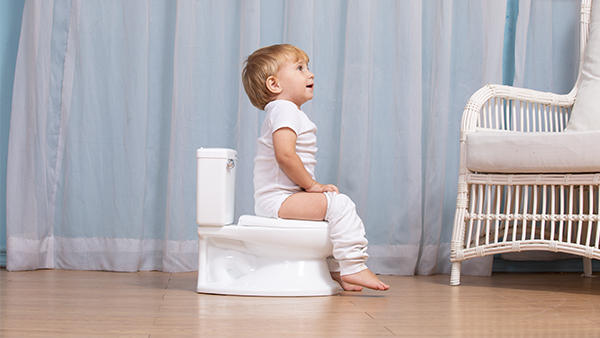 EN71 Certified Plastic Kids Toilet in White Pink Blue Ergonomic Design