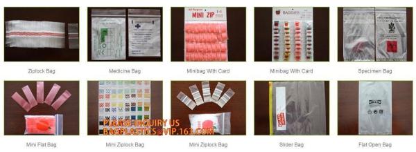 LDPE apple mini zip lock poly bag/printed plastic packaging bag, Apple Mini k Baggies Mix Colors 1.5x1.5