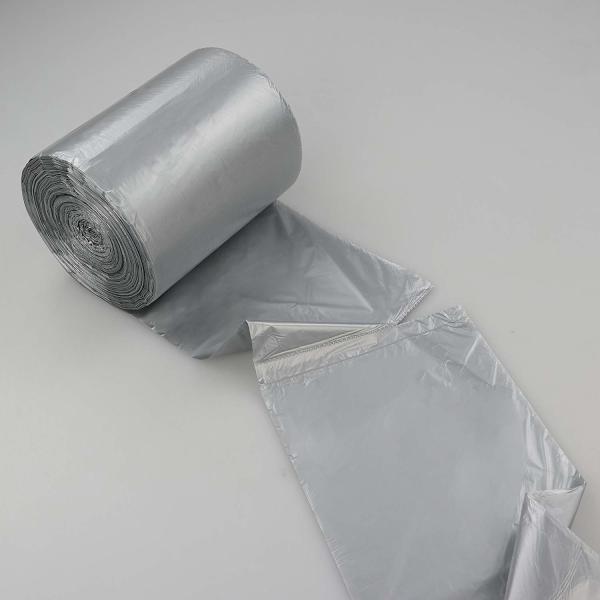 Disposable 6 Gallon Star Seal Garbage Bag Grey Colour 140 Counts HDPE Material