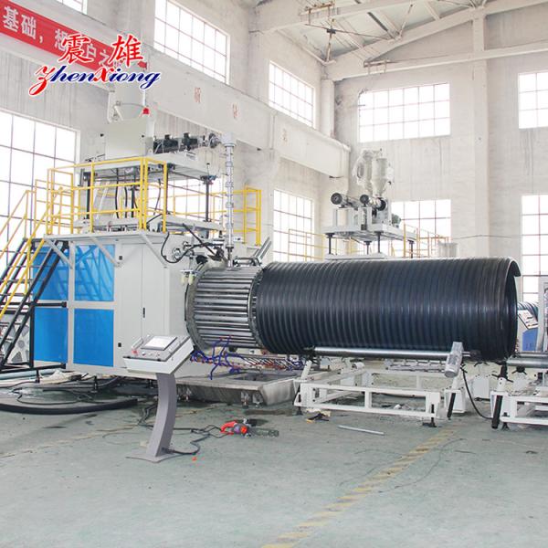 Large Diameter Plastic Pipe Machine Smooth Wall Finish In Winding Ow Cost And High Output