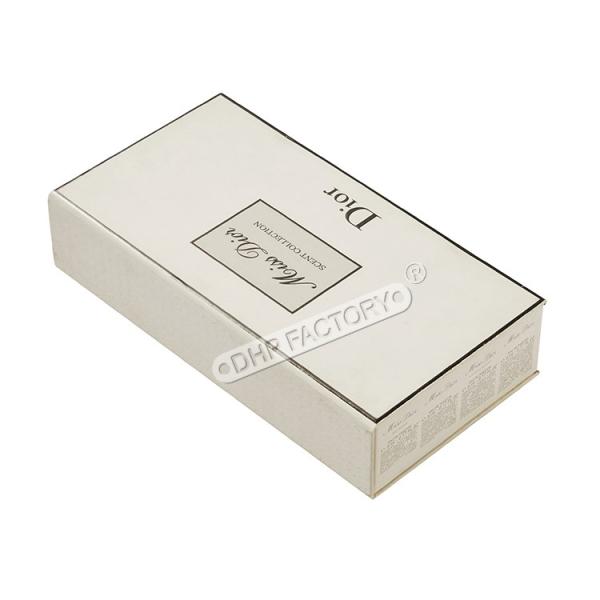 Elegant White Magnetic Paper Cardboard Perfume Box Perfume Bottle Packaging Box