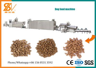 Dry Wet Dog Food Machine / Pet Food Extruder Multi Functional LS Inverter