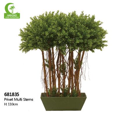 Anti árvore artificial de desvanecimento do Topiary, árvore espiral artificial 110cm