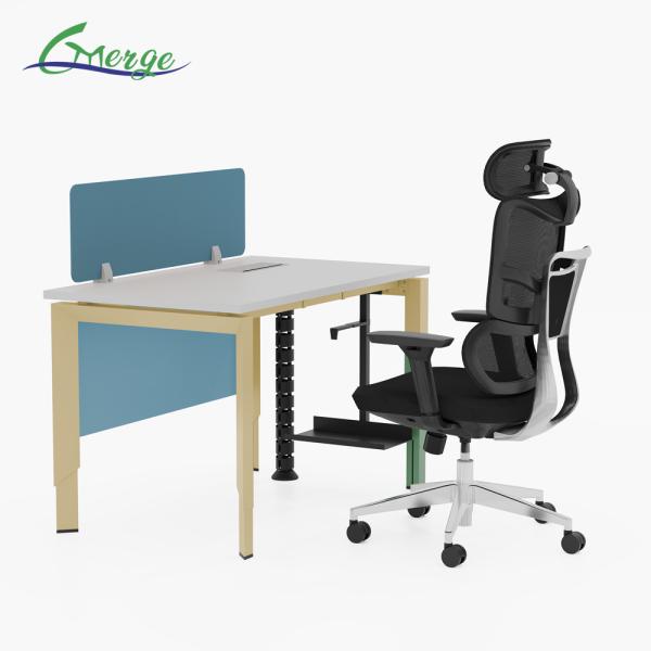 Customizable Open Space Office Workstation 1200L*1200W*750H Mm Modern Design Style Multiple Compartments Options
