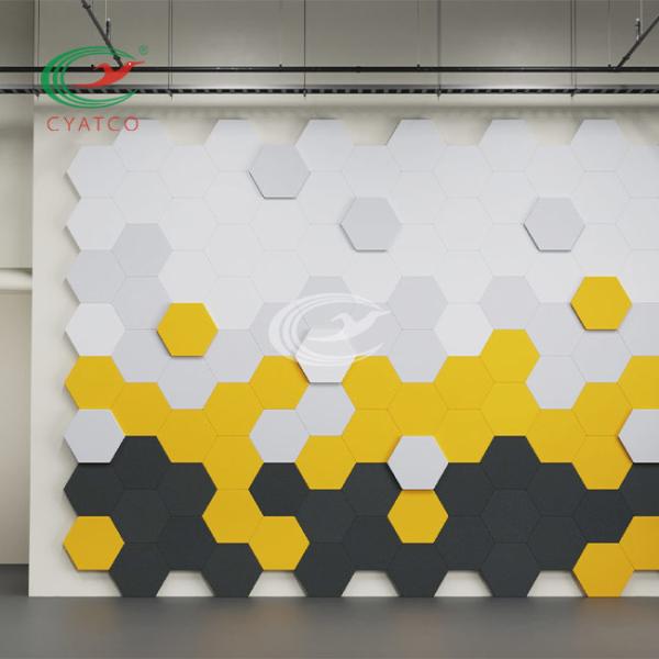 Fire Proof Felt Wall Panels Odorless Decorative Acoustic Wall Covering