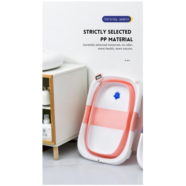 Anti Bacterial Large Folding Plastic Collapsible Bathtub Customized Logo