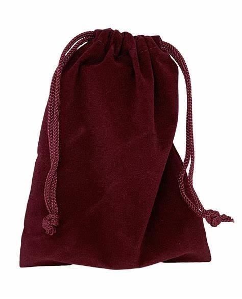 Soft Printed Velvet Flannel Mint Travel Jewelry Drawstring Bag Pouch Necklace Watch Rings
