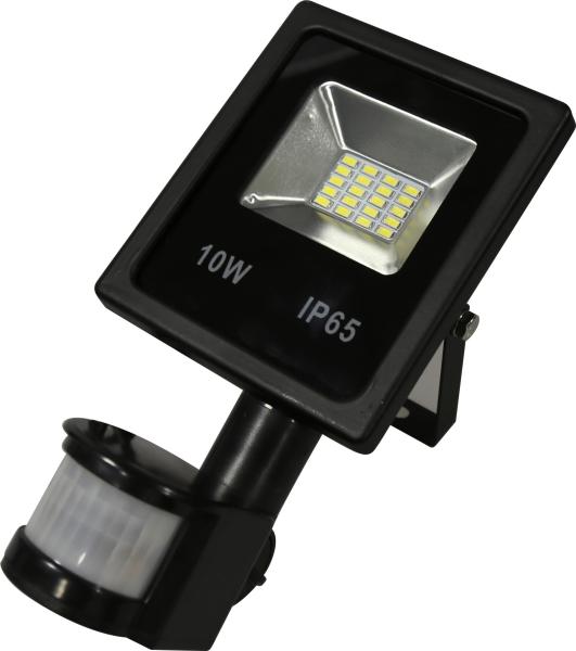 GFL-10W-SMD-PIR 10 Watt Outdoor LED Flood Light Ultra Slim Die Casting Aluminum