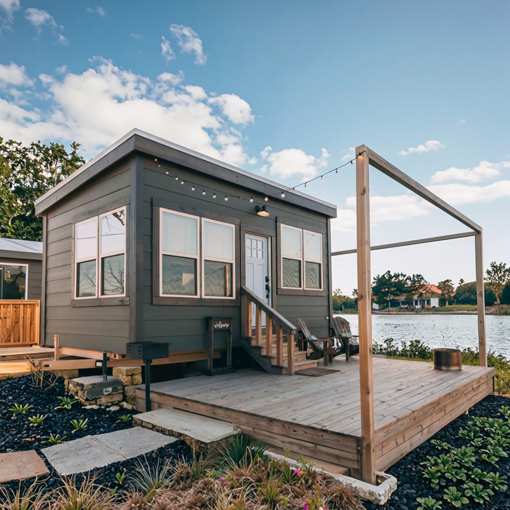 Huaying Full Bathroom 2 Bedrooms Expandable Container House with Sandwich Panel Waterproof 5 Year Warranty for Villa Use