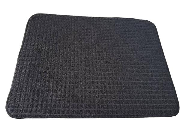 Eco Friendly Kitchen Dish Drying Mat Microfiber With Sponge For Kitchen Dish Mat