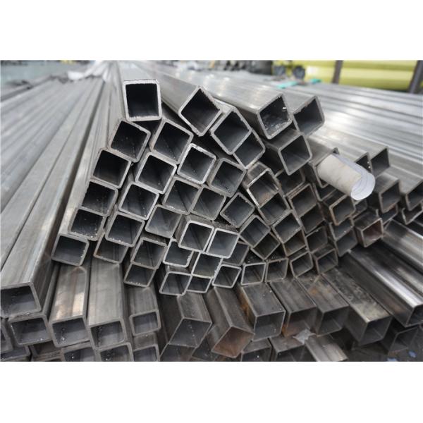 AISI 304 Welded Stainless Steel Square Pipe 25.4 * 25.4 * 1.4mm for Industry