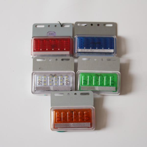 LED Heavy Truck Side Light Lamp For Agricultural Vehicles Car Bus Round Shape