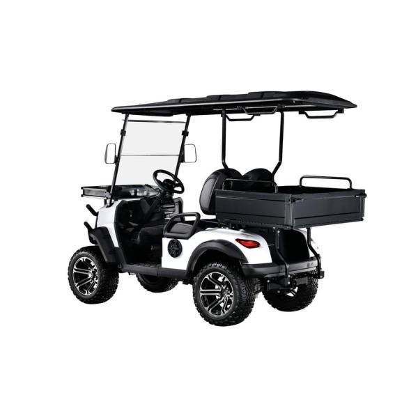 Hunting vehicle Buggy Off Road Electric Golf Cart  4-seater 2+2 seats cargo bucket without battery 4kw