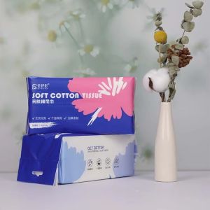Nonwoven Cotton Facial Disposable Towel 50gsm-120gsm Dry Disposable Face Cloths