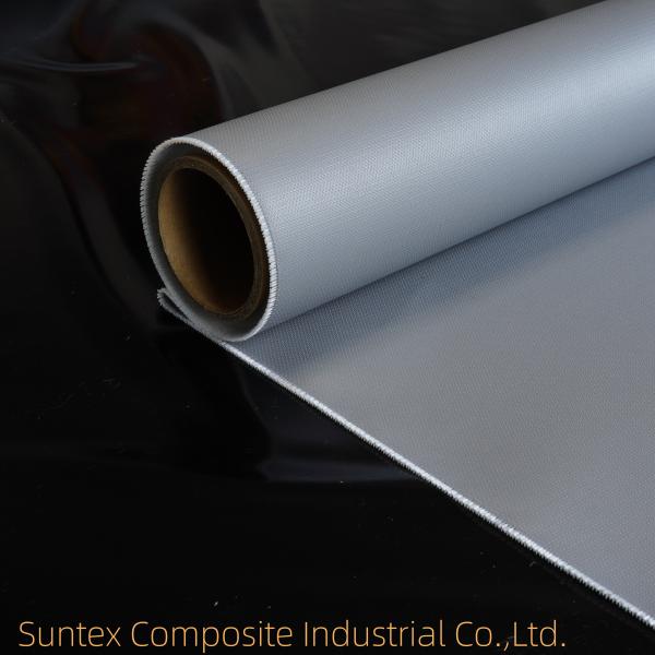 Silicone E-Glass Fiberglass Fabric High Temperature Resistance Thermal Insulation Rubber Silicone Coated Fiberglass Cloth